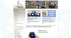 Desktop Screenshot of norrkustmarina.se